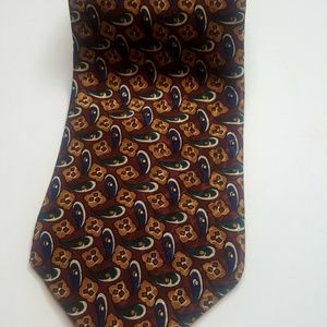 Monsieur Givenchy mens Paisley necktie 56" long